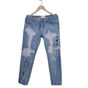 One Teaspoon Women's Size 5 Awesome Baggies Low-Waist Mid-Rise Relaxed Leg